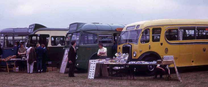 London RFW, Bristol L, Green Line AEC Q83 & Bournemouth Leyland Tiger Burlingham